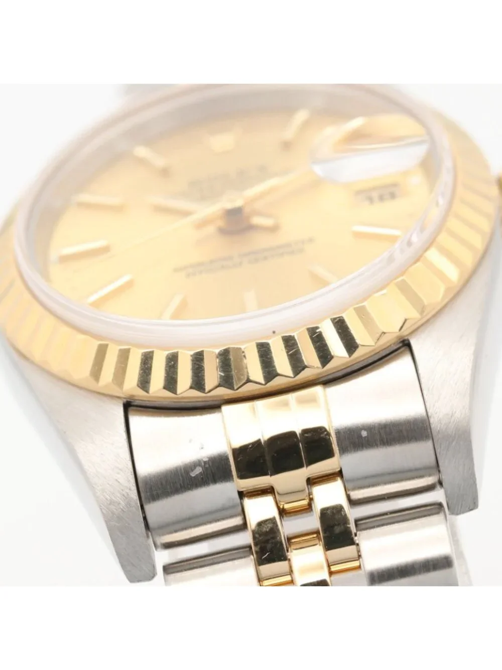 Rolex Watch Datejust P Number 18K Stainless Steel